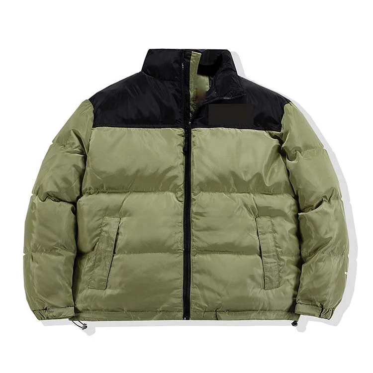 Mens inchado nfc designer puffer jaqueta parka corpo mais quente grosso casaco com capuz das mulheres inverno blusão gola com zíper jaqueta alta
