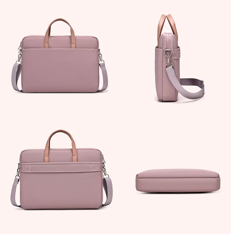 カスタマイズされたラップトップバッグロゴラップトップバッグシングルショルダー14インチバッグ16インチクロスボディラップトップバッグ名とパターンがプリントされています