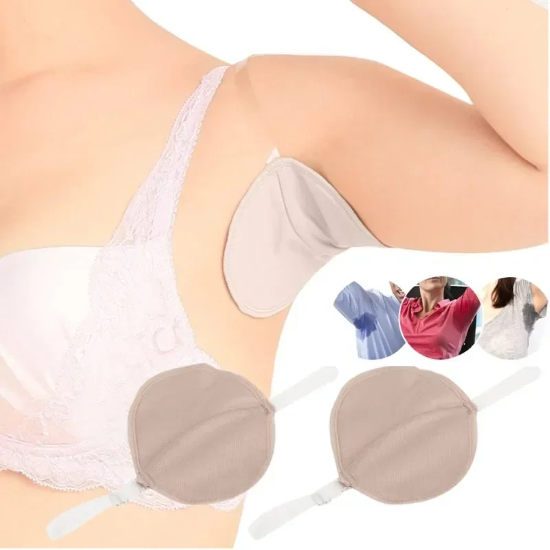 Almohadillas lavables para el sudor de las axilas, almohadilla absorbente de secado rápido para axilas, protectores para vestido, estera de transpiración, almohadilla desodorante absorbente, 1 par