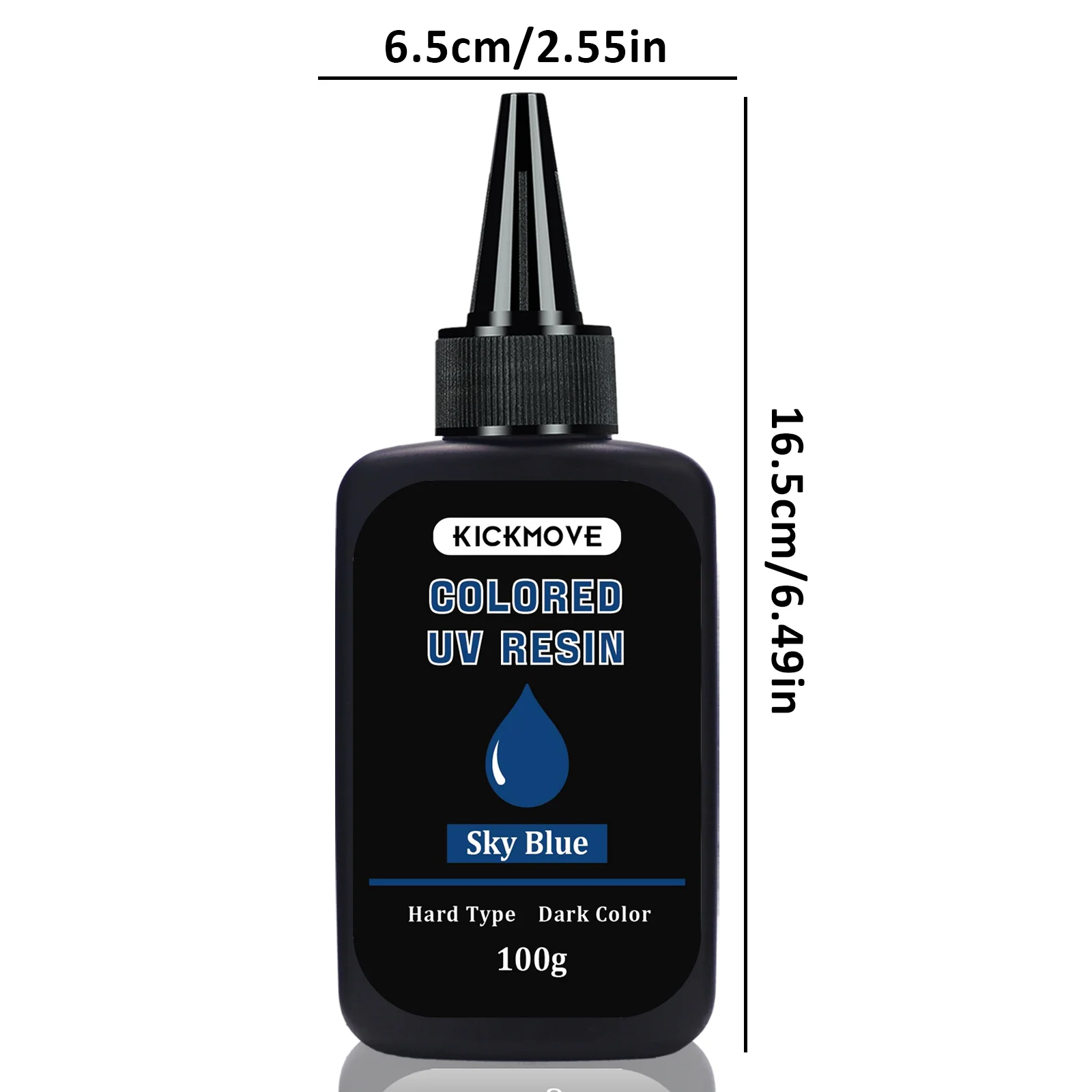 UV Resin, 12 Color Dark Colored UV Resin, Odorless & Low Shrinkage UV Color Resin with Vibrant Colors,  UV Resin Kit for Crafts