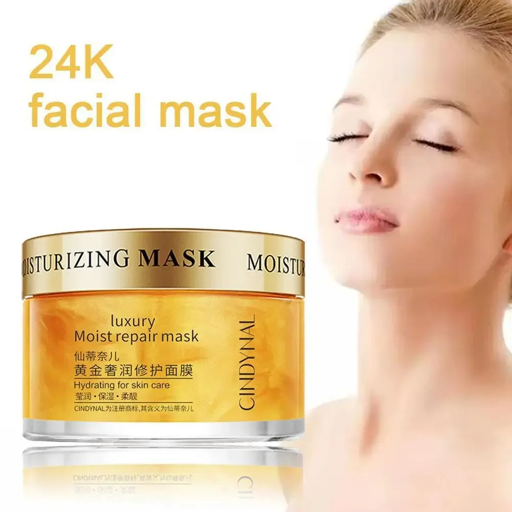 24k ouro creme facial colágeno anti rugas creme máscara de clareamento dormir hidratado radiante pele endurecimento nutritivo cuidados com o rosto