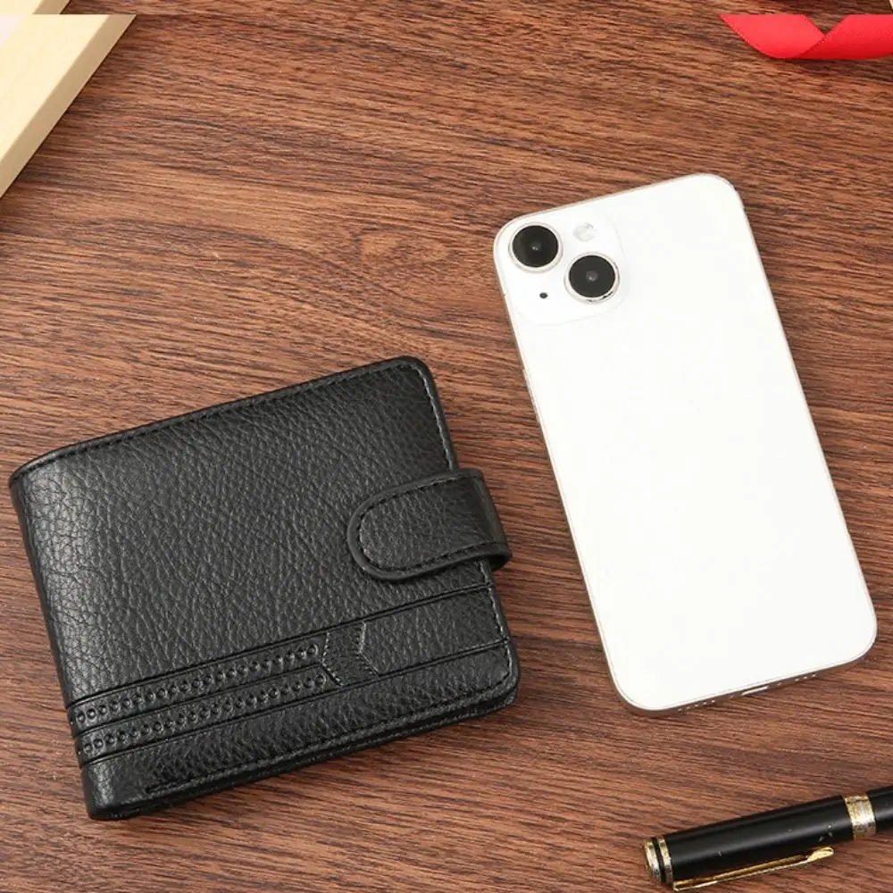 กระเป๋าสตางค์ผู้ชายหนังซิปกระเป๋า Man Slim ผู้ถือบัตรคุณภาพชายสั้น Multi-Card กระเป๋าสตางค์กระเป๋าเหรียญ