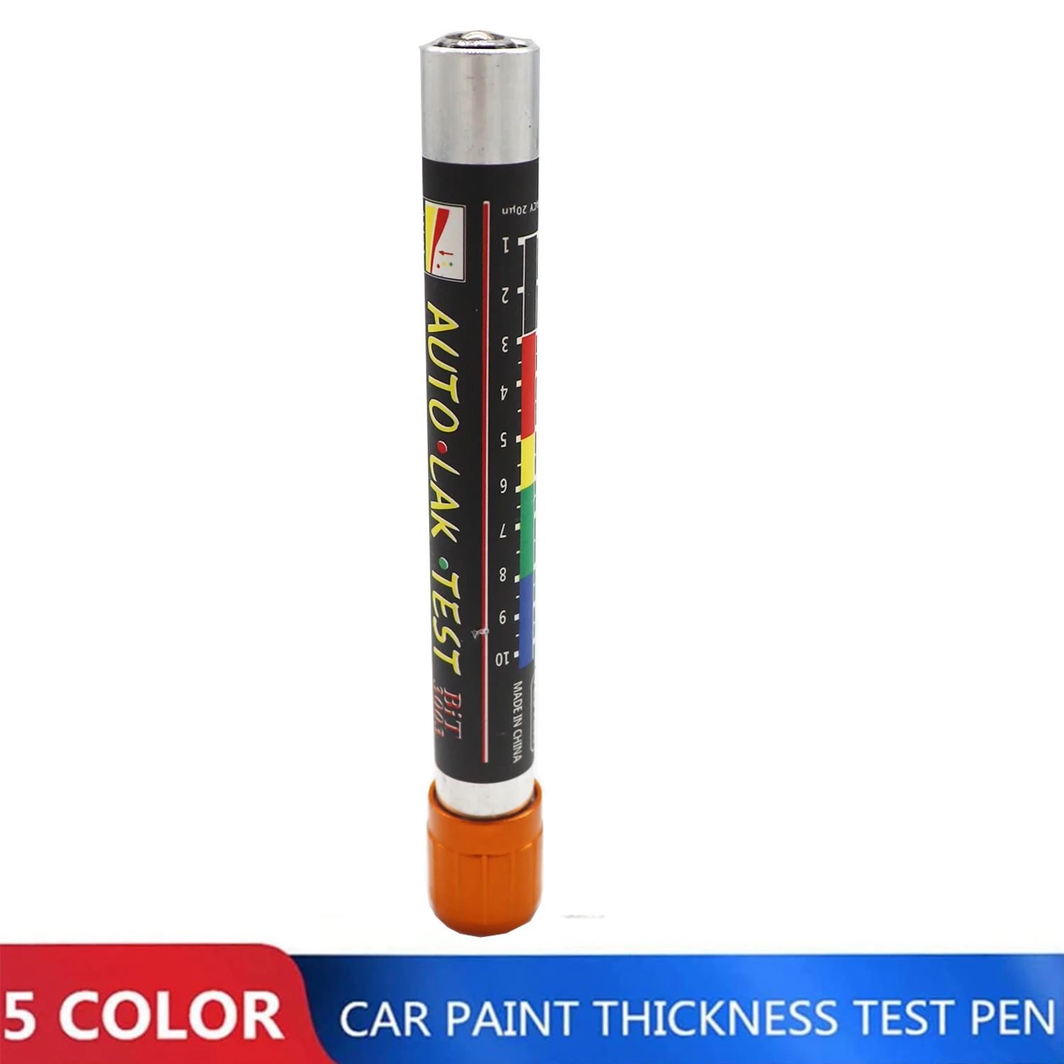 เครื่องทดสอบความหนาสีรถ Auto Paint Coating Detection ปากกา Magnetic Tip Scale Meter เคลือบเงาเครื่องมือวัดความหนา