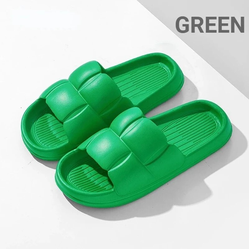 Scarpe morbide estive Pantofole nuvola Bagno muto per interni Scivolo antiscivolo Eva Infradito da spiaggia Sandali per il tempo libero da donna per uomo