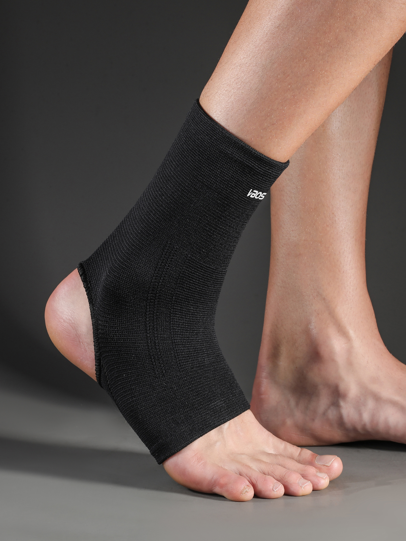 1 pieza de tacón abierto unisex, funda de soporte para tobillo elástica y transpirable