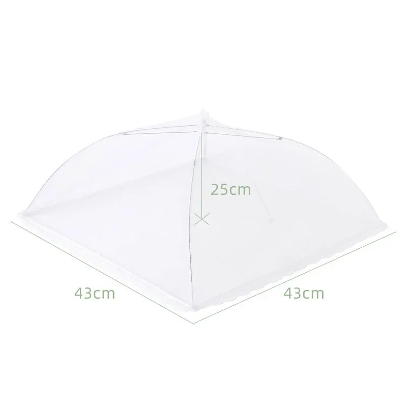 Food Cover Mesh Folding Washable Flies Tables Cover Insect Proof Protective Dish Covers Home Kitchen Storage Accessaries