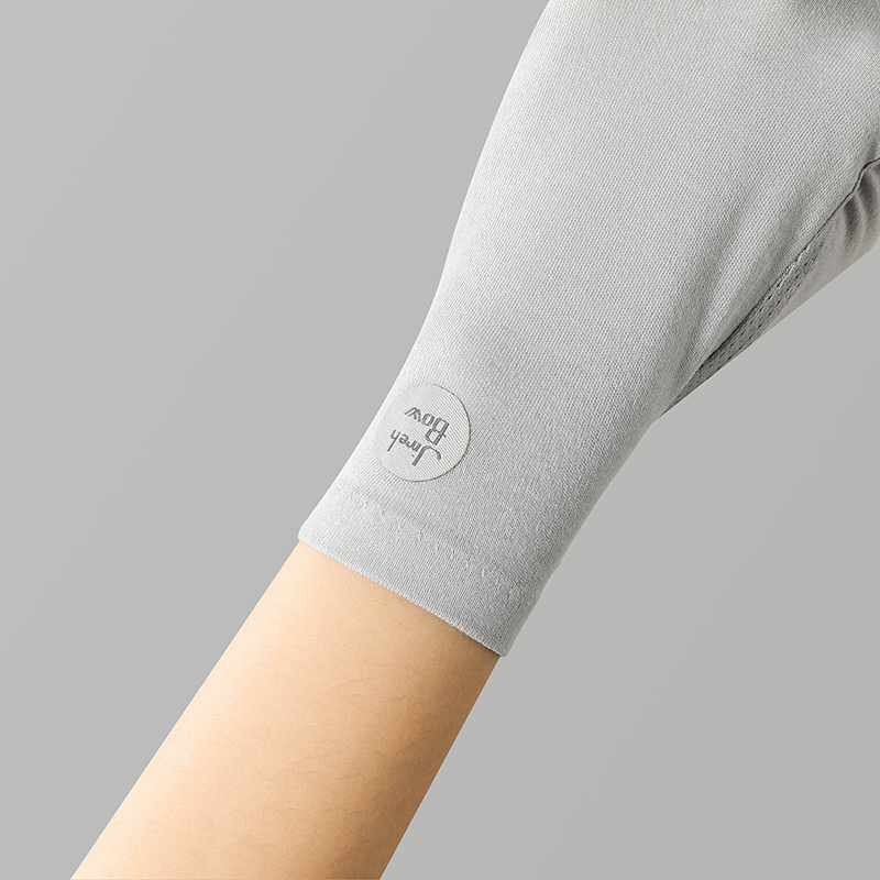 Women's Cotton Thin Touch Screen Riding Driving Outdoor Summer Autumn Fingerless Half-finger UV Protection Sunscreen Gloves