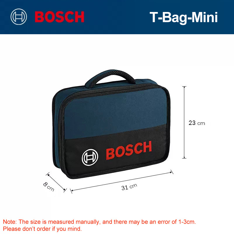 Мини-холщовая сумка для инструментов Bosch T-Bag, водонепроницаемая, износостойкая, портативная, для электрика, специальная сумка для хранения инструментов для технического обслуживания