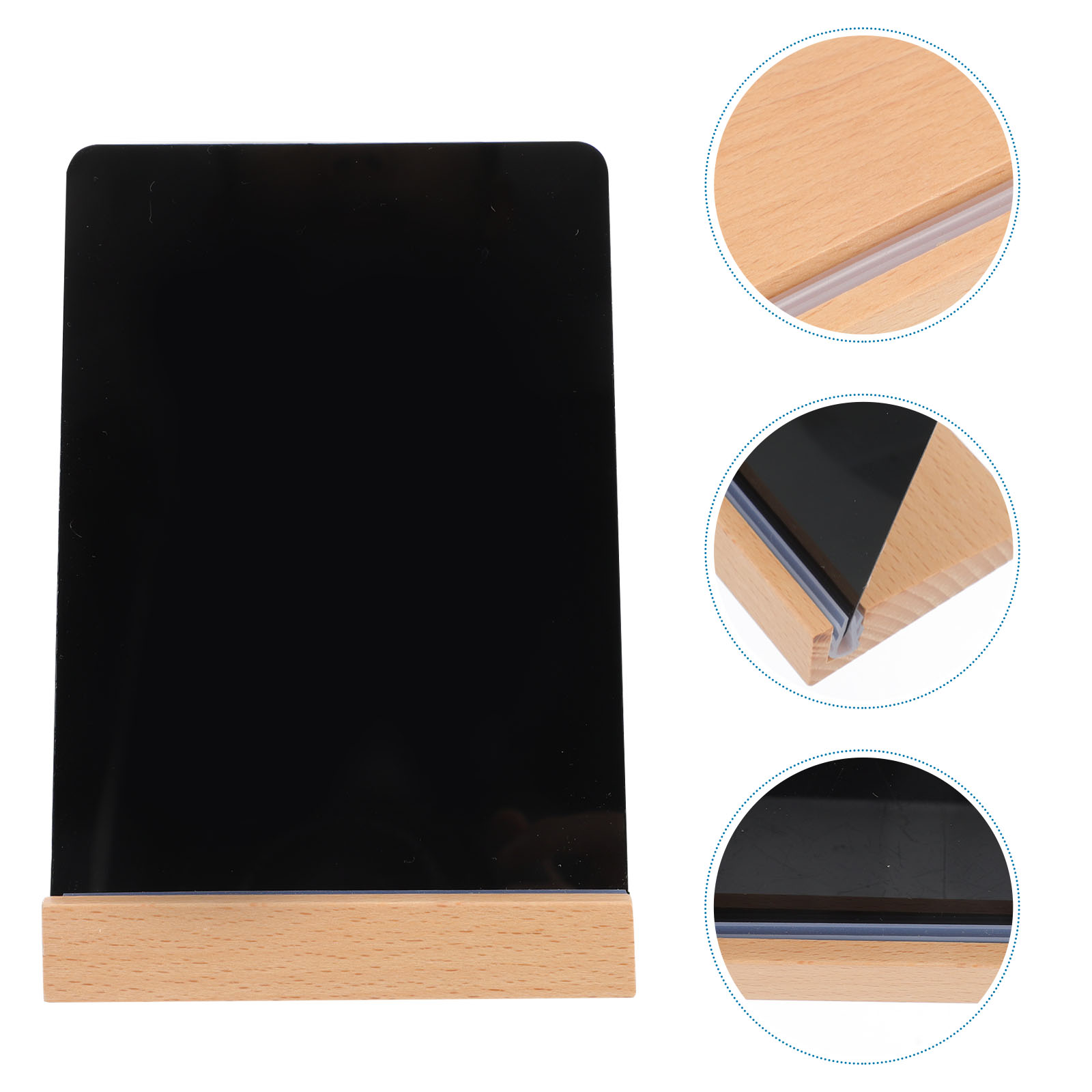 Manuscrito Preço Tag Nota Writing Board, Whiteboard reutilizável, Mensagem Vidro Blackboards