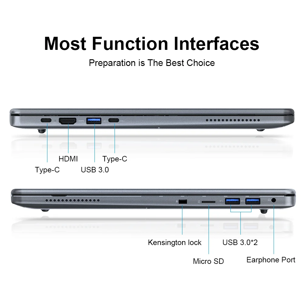 Ninkear A15 Pro draagbare gaminglaptop Windows 11 AMD Ryzen 5 7430U 16-inch 2,5K IPS 120Hz 16GB DDR4+1TB SSD Stabiele connectiviteit via WiFi6 en BT5 PC met verlicht toetsenbord tot 4,3 GHz notebookcomputer