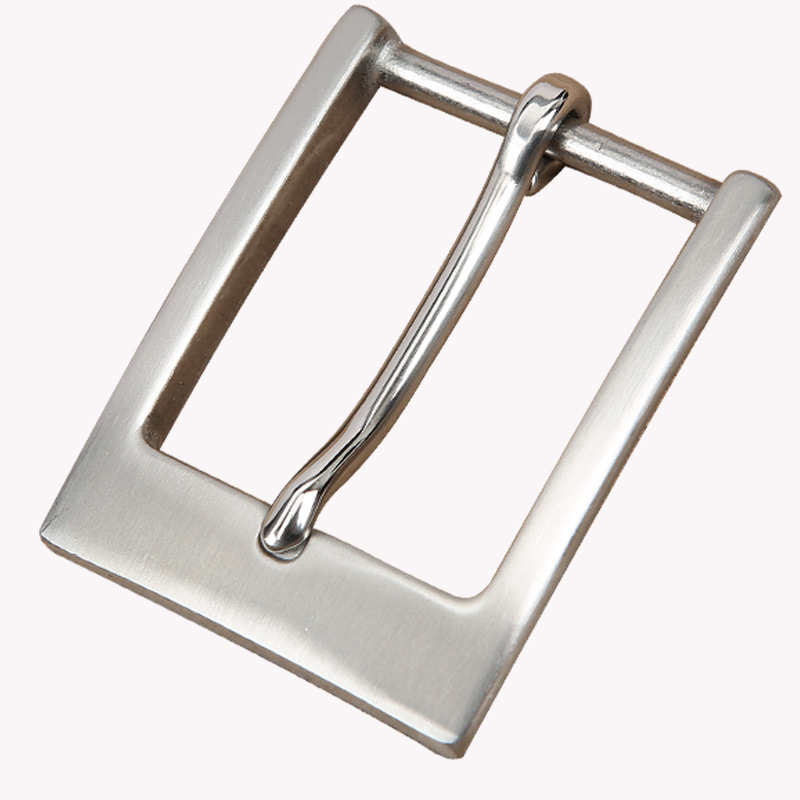 Hebilla de cinturón de acero inoxidable para hombre, hebilla de cinturón con pasador de Metal, accesorios de moda para Vaqueros