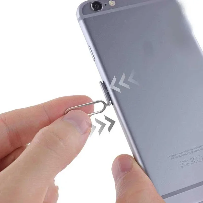SIM Card Key Tray Eject Pin Portable Removal Tool Accessories for IPhone Samsung Xiaomi Huawei Phone Tablet Card Tray Opening