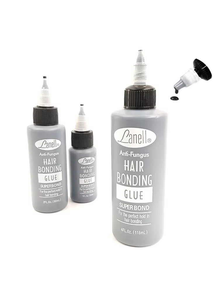 Hair Bond Glue Clear – Sneldrogende haarlijm met sterke grip voor – Snelle formule voor naadloze styling thuis of in salon pruikgereedschap