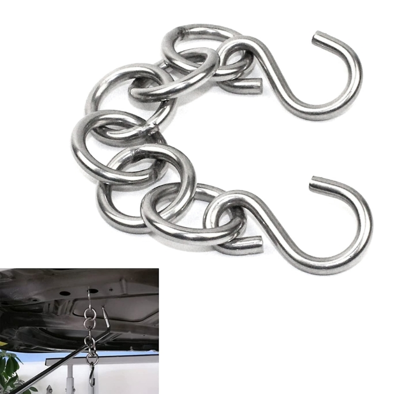 Gancho de extracción de abolladuras de coche, herramienta de reparación de abolladuras duradera, eliminador de daños por granizo de carrocería, cadena de gancho ajustable, accesorios para vehículos
