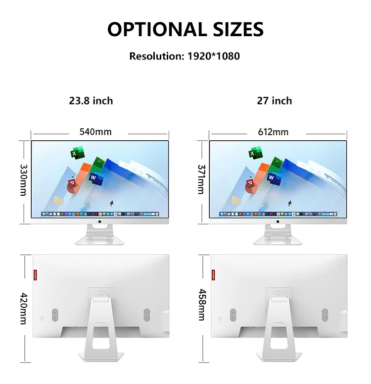 Komputer All-in-One do gier Procesor Core I7 16 GB + 512 GB Komputer All-in-One OEM dla studentów i firm