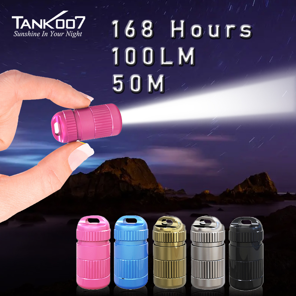 TANK007 超小型 LED 懐中電灯防水ライトポータブルライト緊急キャンプ屋外 E15