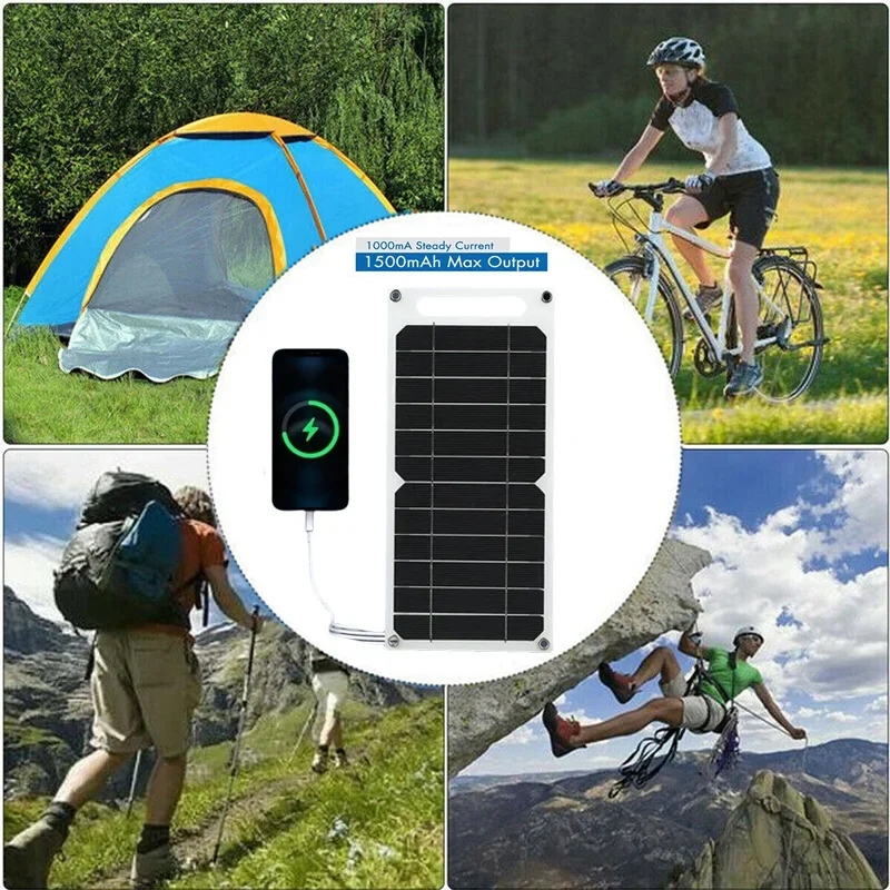 25-35W zonnepaneel met USB waterdicht buiten wandelen en kamperen draagbare batterij mobiele telefoon oplaadbank oplaadpaneel