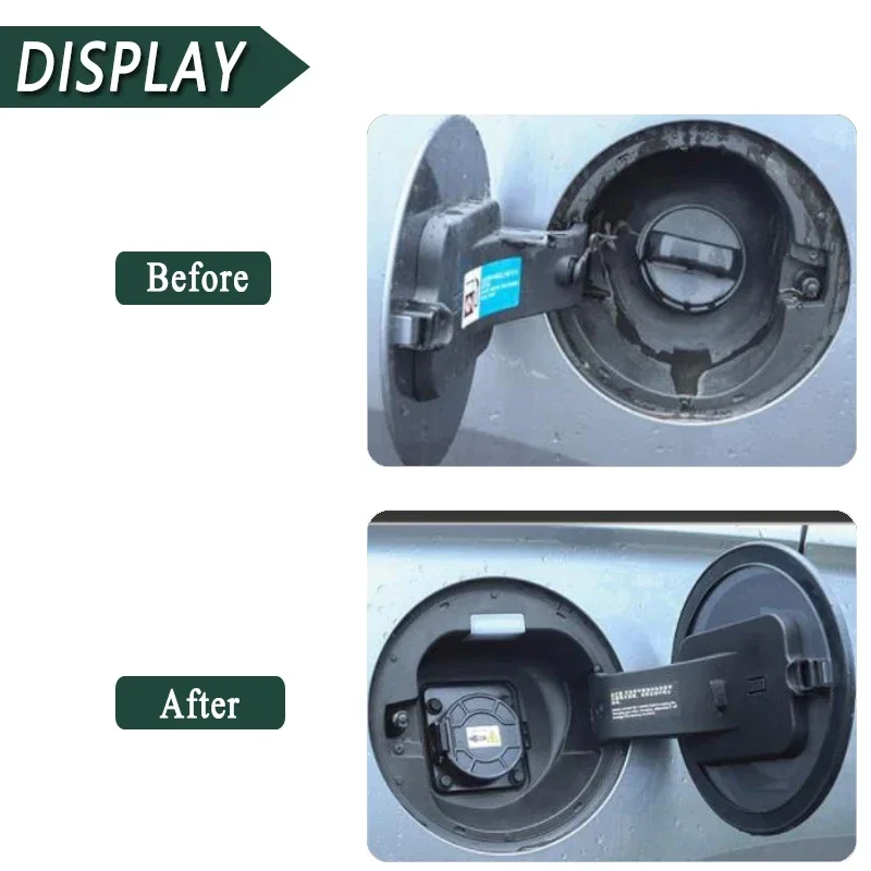 Siliconen stofplug beschermende afdichtring voor BYD Song Plus oplaadpoortafdekking / brandstoftankafdekking waterdicht stofdicht