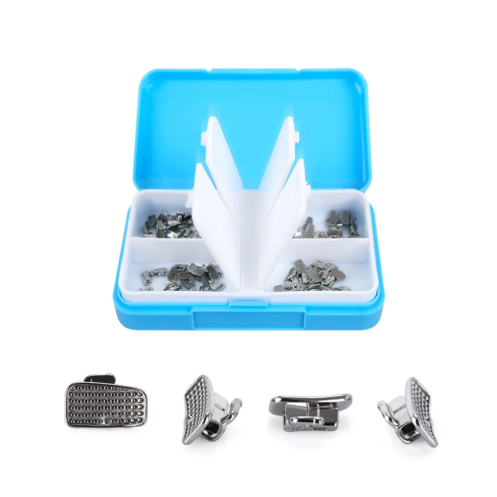 80 PCS/ 20 ชุดทันตกรรมจัดฟัน Bondable Buccal หลอด Monoblock เดี่ยว Non-Convertible Roth MBT 0.022/0.018 ทันตกรรมวัสดุ