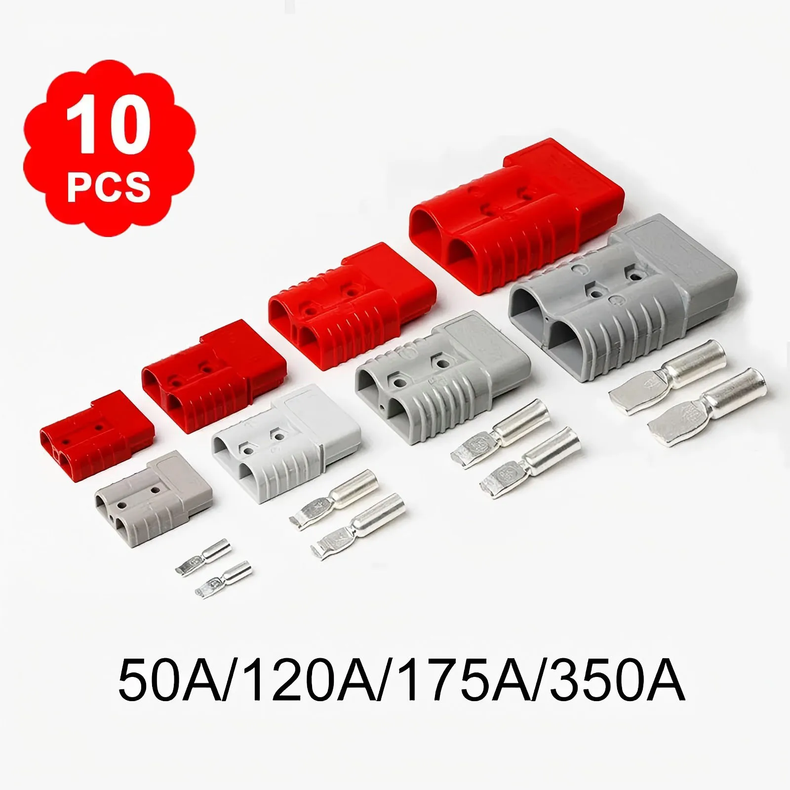 5/10 stücke 50A/120A/175A/350A Anderson Stil Stecker Anschlüsse 12-24V DC Power Tool Power Ladegerät Batterie Elektronische Zubehör