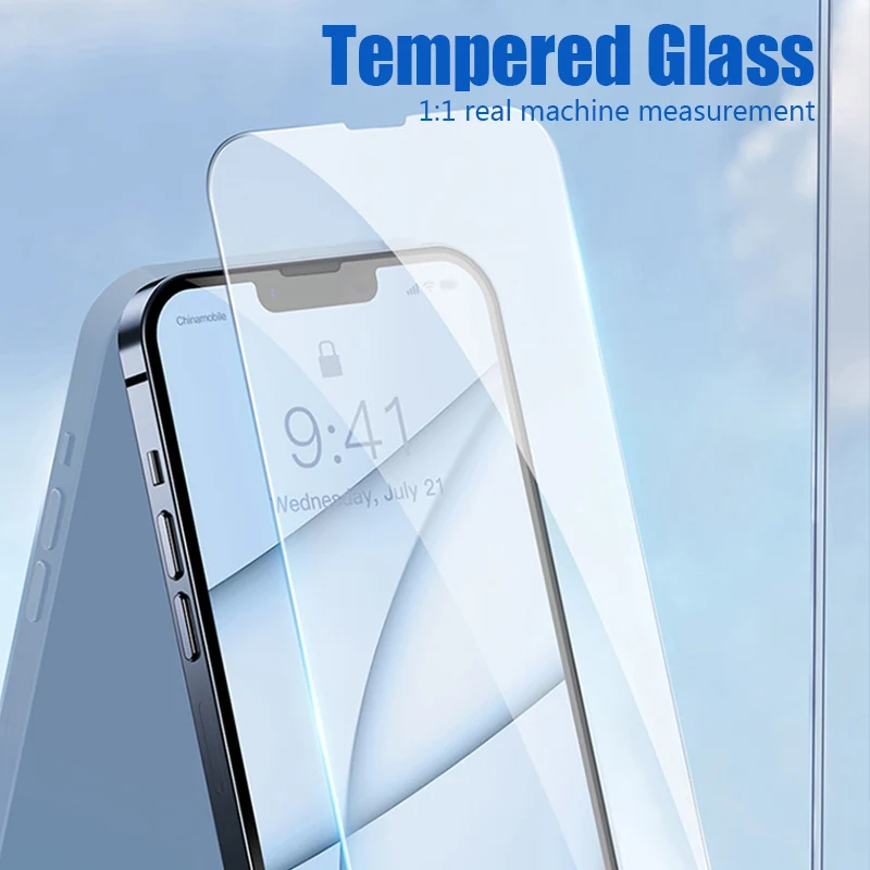 5PCS Tempered Glass for iPhone 15 14 13 12 11 16 Pro Max Mini Screen Protector for iPhone 15 14 Plus 8 X XR XS Max SE 2020 2022