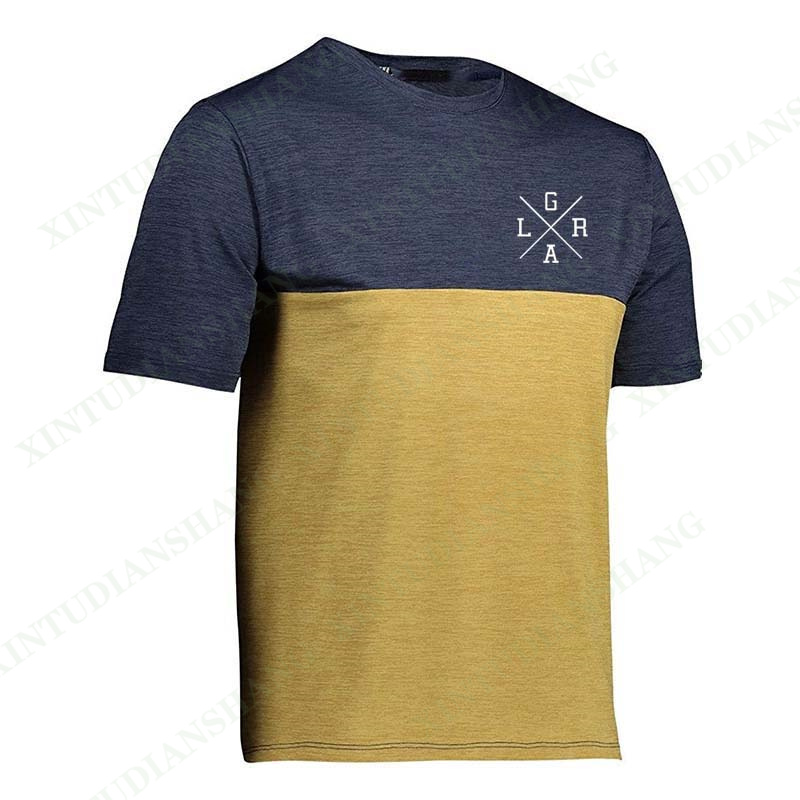 Camiseta holgada de manga corta para ciclismo de montaña, jersey de motocross de secado rápido, ropa para exteriores