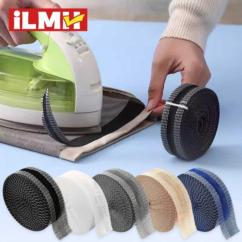 Selbstklebendes Klebeband für Hosensaum, kein Nähen, zum Aufbügeln auf Hosenkante, Saumstreifen, DIY-Stoff-Klebeband für Quick Fix Jean-Kleidung