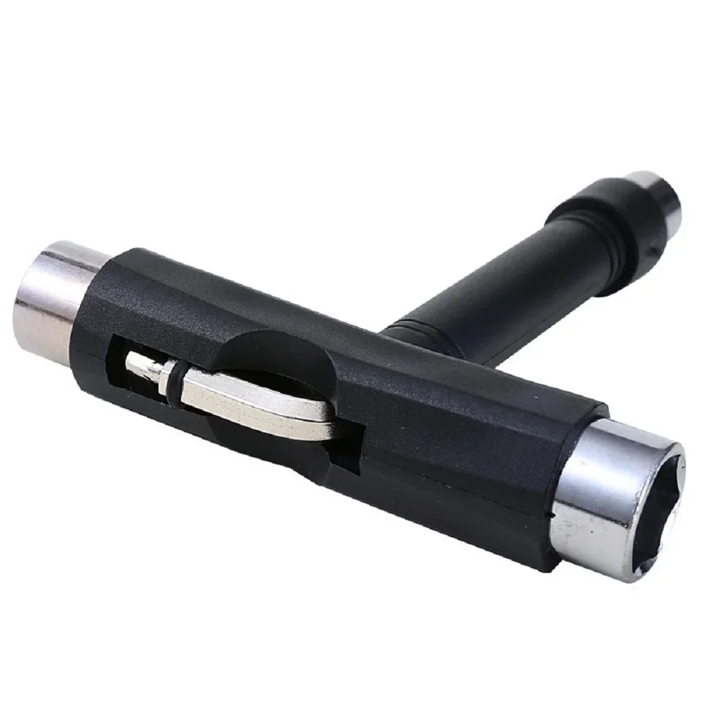 Roller Skate Tool สเก็ต T-Type ประแจ Longboard สเก็ตบอร์ดไขควง Multi-Functional Essential เครื่องมือสําหรับสเก็ตบอร์ดอุปกรณ์เสริม