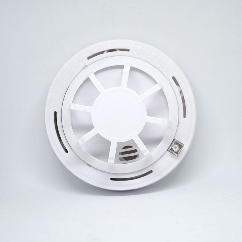 1pcs 9-12Vdc Indoor Ceiling Wired Heat Detector NC/NO Relay Output Signal Optional Fire Alarm Sensor For Home Security