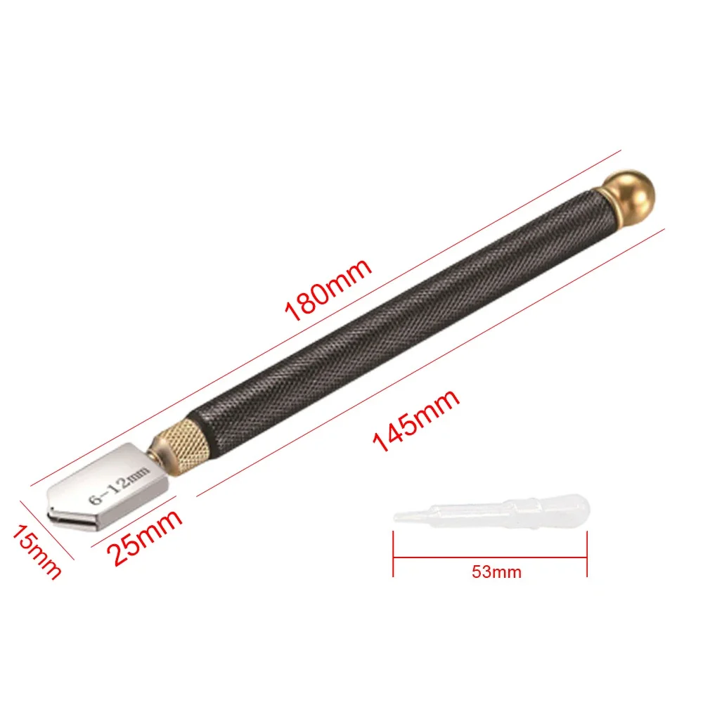 5 ชิ้น/เซ็ตเพชรเครื่องตัดกระจก Anti-Skid Handle แก้วขวดกระเบื้องกระจกตัดเครื่องมือน้ํามันเครื่องตัดเพชรสําหรับ 2-20 มม.