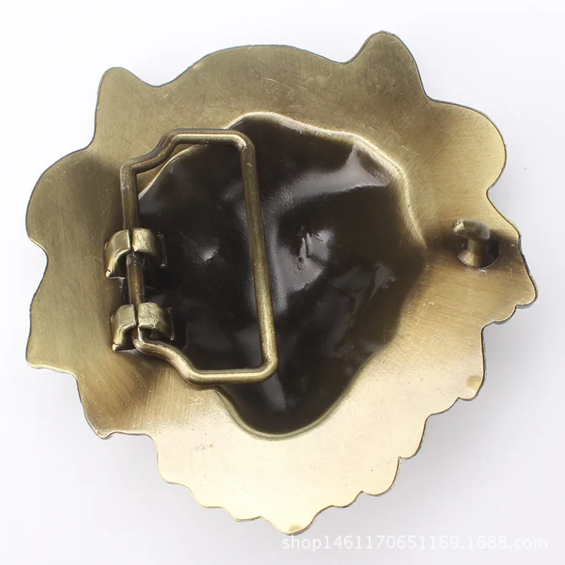 Đầu Sư Tử Lưng Động Vật Kéo Khóa Cho 3.8Cm Dây Tự Làm Thành Phần Tự Chế Handmade Dây Thắt Lưng