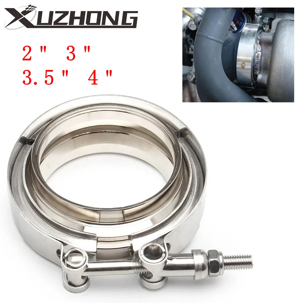 2.5 "3" V-Band Klem Met Mannelijke Vrouwelijke Flens Kit Turbo Downpipe Wastegate V-Band Turbo uitlaatpijpen Auto Accessoires TP-1011A