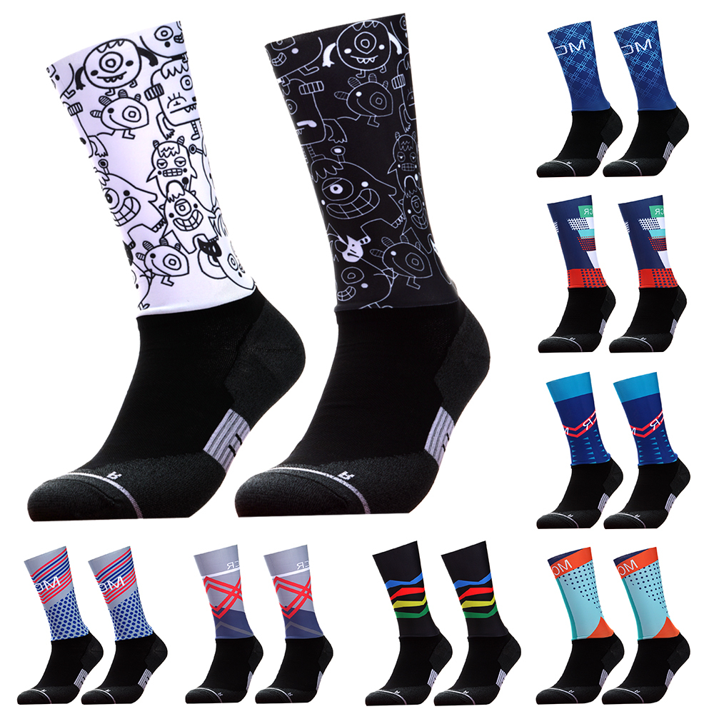 Calcetines de ciclismo profesionales para hombre y mujer, medias transpirables para bicicleta de montaña, ropa deportiva para exteriores, calcetines de carreras, alta calidad, 2023