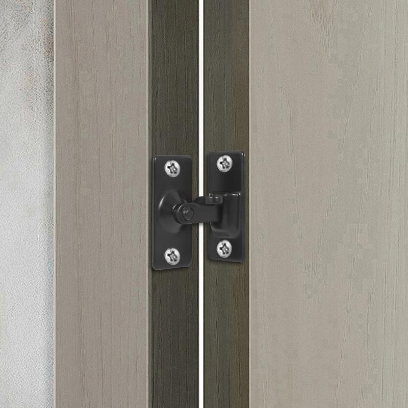 Stainless Steel Door Latch Buckle Right Angle Design 90 Degree Stable Door Latches Rust Resistant Long Lasting Door Lock Door