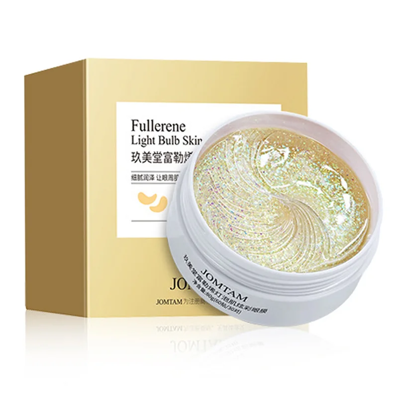60 pçs cristal colágeno máscara de olho anti círculo escuro sacos de olho remoção hidratante endurecimento olhos gel máscaras beleza hidratante olho remendo