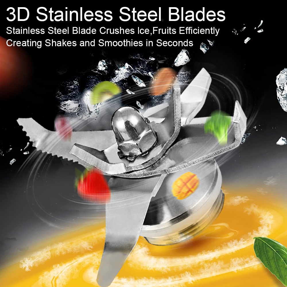 BioloMix Mini Pro 1800W High Power Smoothie Mixer BPA FREI 1,8 L und 0,6 L Dual Jar Hohe Leistung küche Mixer Entsafter