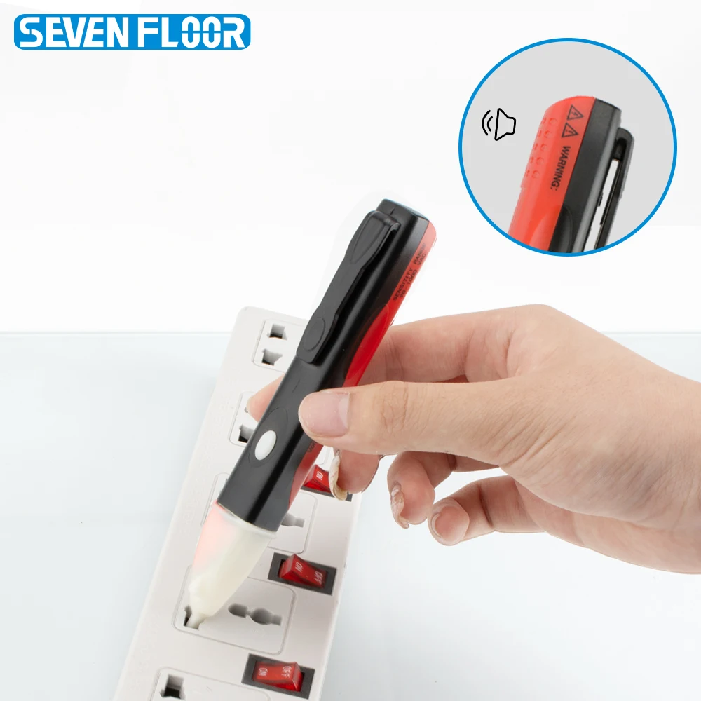 Penna di rilevamento della tensione Indicatore elettrico Presa del sensore Presa a muro Rilevatore di tensione CA senza contatto Strumento di presa di corrente 90-1000 V