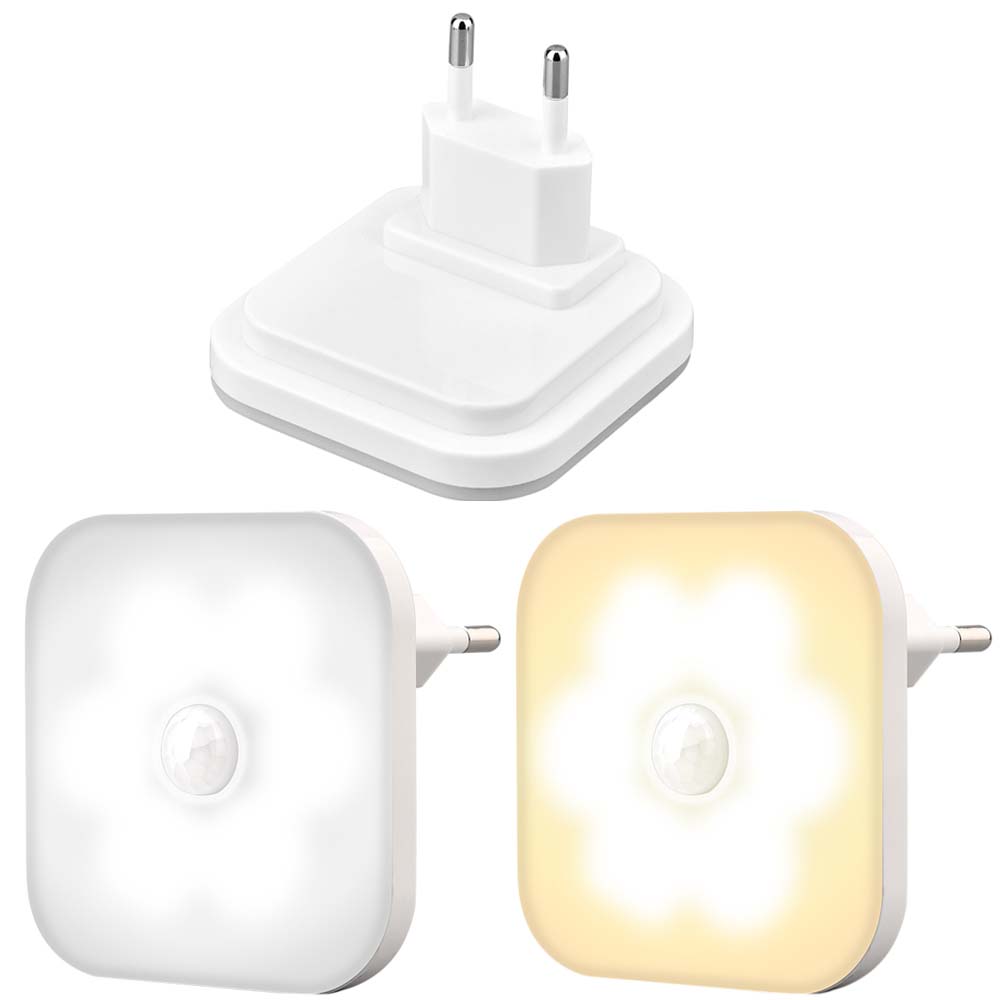 LED Nachtlicht US/EU Plug In Smart Motion Sensor Licht kinder Nachtlicht Drahtlose Nacht Lampe Für Nachttisch schlafzimmer