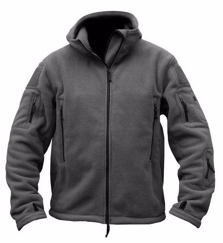 ผู้ชายทหารฤดูหนาวขนแกะร้อนเสื้อแจ็คเก็ตยุทธวิธีกีฬากลางแจ้ง Hooded Coat ทหาร Softshell เดินป่ากลางแจ้งกองทัพแจ็คเก็ต