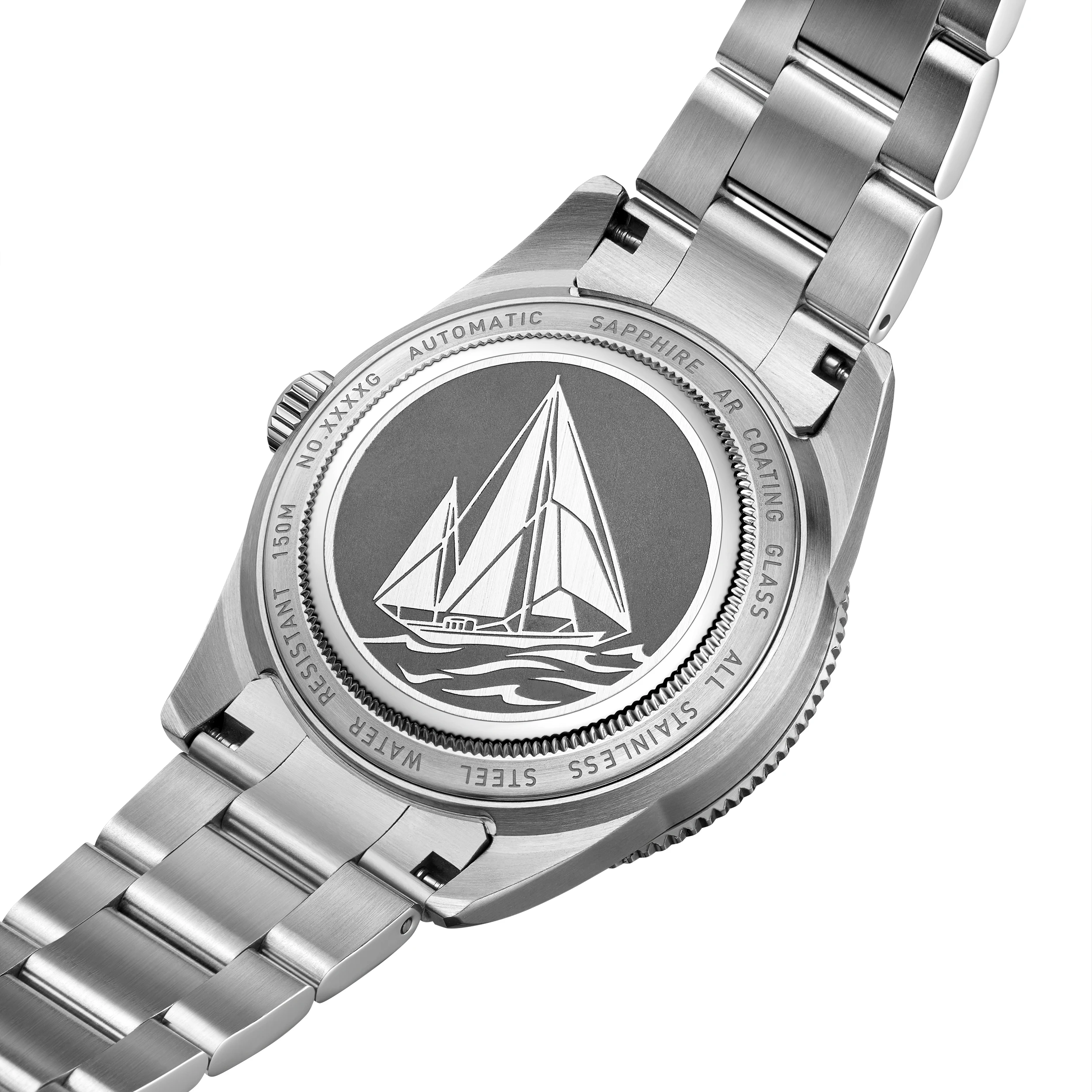 Nuevo reloj automático para hombre Reloj mecánico con bisel superluminoso para hombre Japón NH35 Buceo a prueba de agua hasta 150 metros
