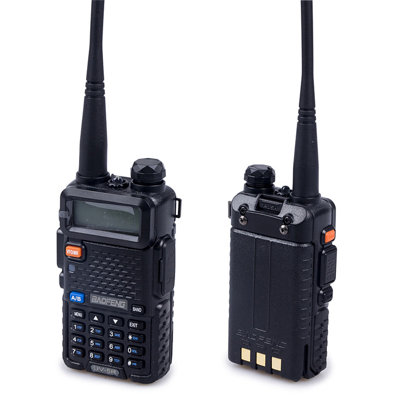 6PCS Baofeng UV-5R 5/8-Watt Dual Band Walkie Talkie VHF UHF Radio bidirezionale portatile
