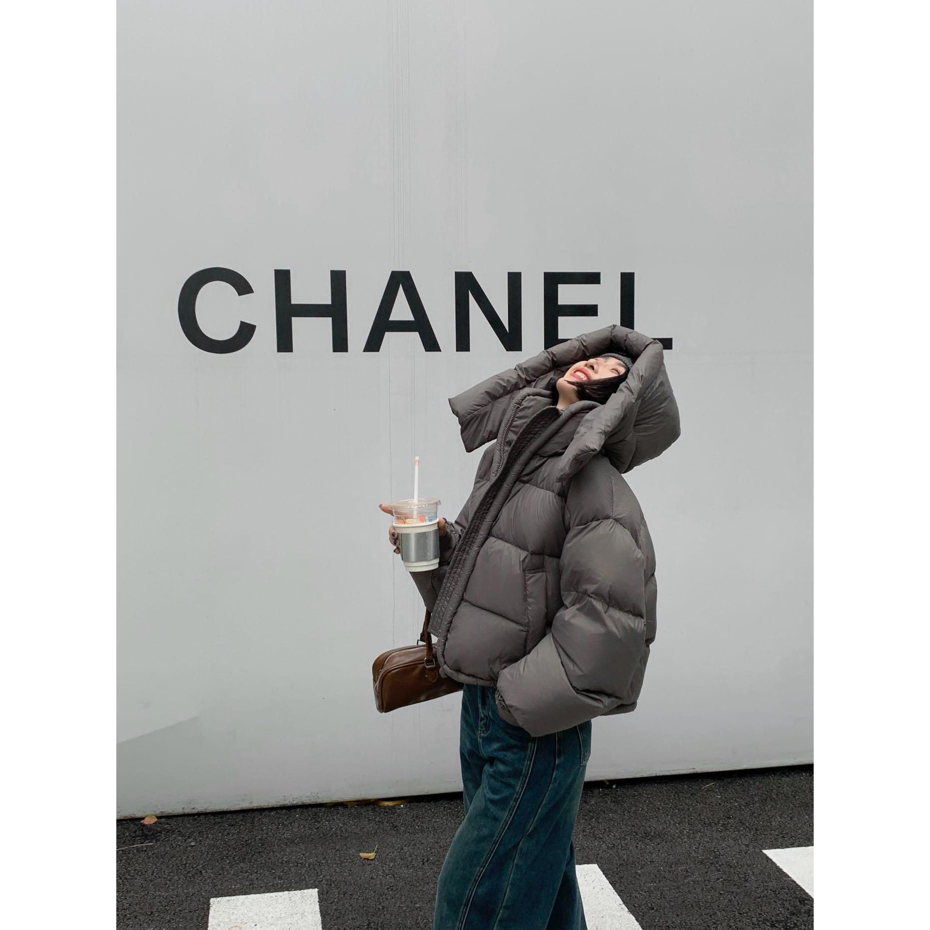 Manteau à capuche pour femme, nouvelle Version coréenne, coupe ample, revers, veste d'hiver épaisse et chaude