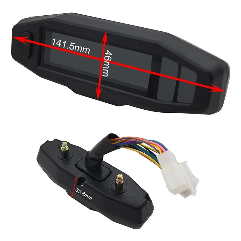 Digitale motorfiets snelheidsmeter meter instrument met richtingaanwijzer indicator dashboard paneel motorfiets accessoires