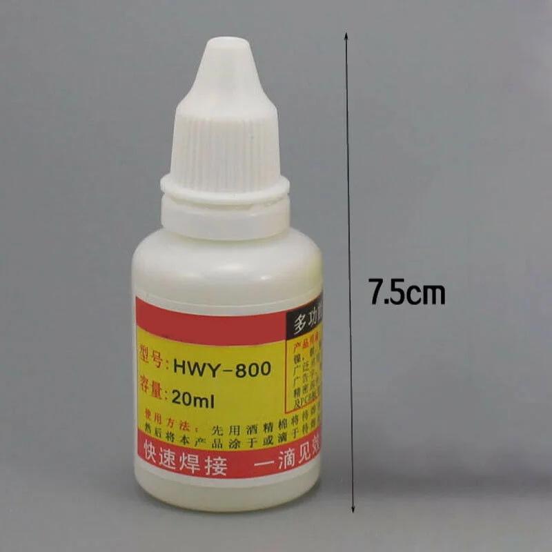 20Ml Thép Không Gỉ Thông Tắc Đường Ống Hàn Dán Chất Lỏng Hàn Công Cụ Nhanh Hàn Hiệu Quả Chất Lỏng Vật Liệu Hàn Hàn Dụng Cụ