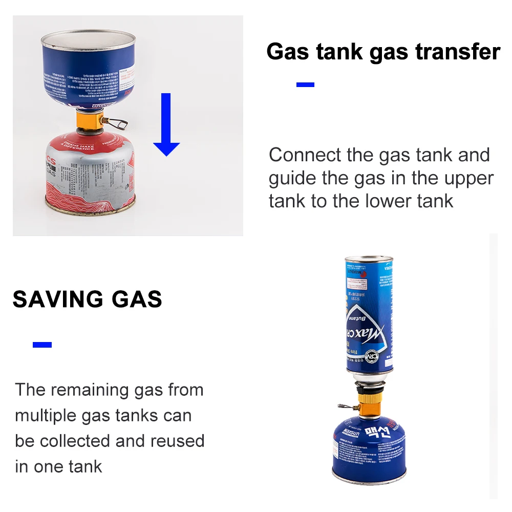 Widesea Bếp Cắm Trại Propane Đổ Bộ Chuyển Đổi Khí Đốt Khí Làm Đầy Butan Xi Lanh Xe Tăng LPG Bảo Vệ Trang Bị Cắm Trại