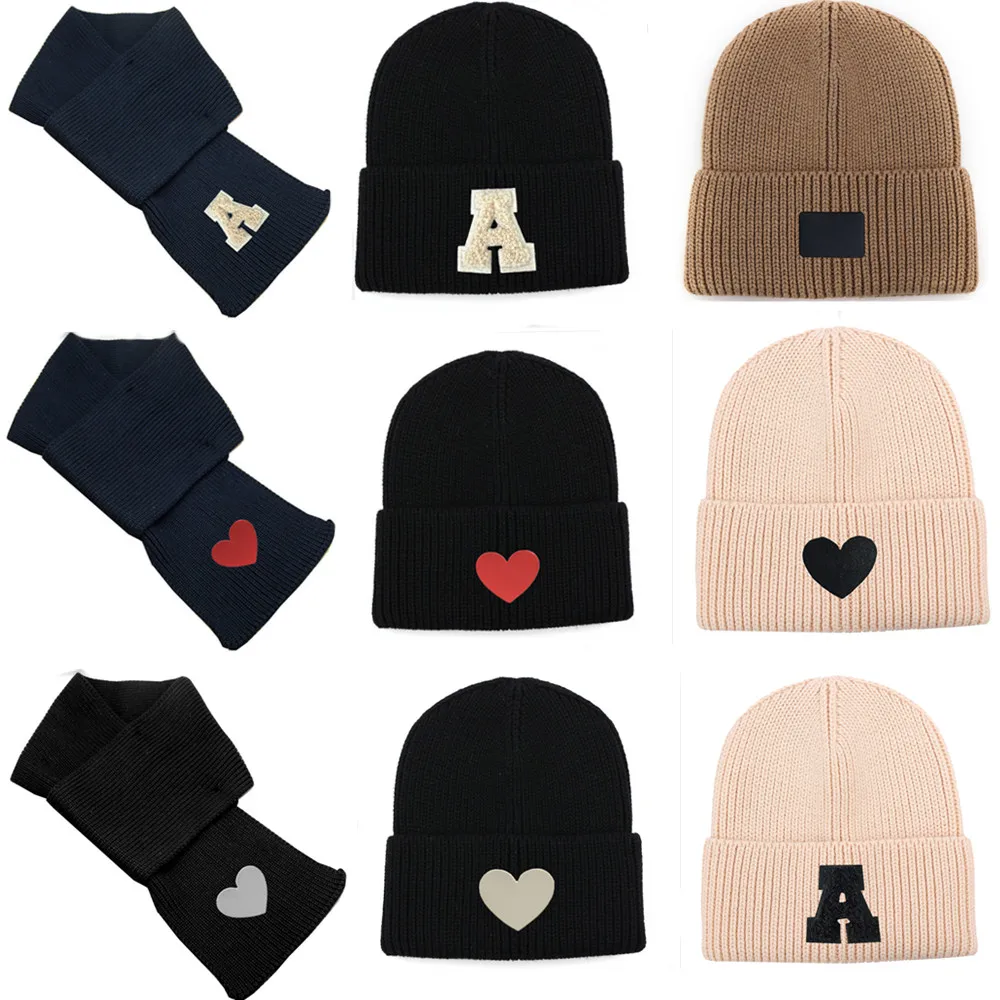 001ZJ-gorros elásticos de punto de algodón para bebé, sombreros de mesa con personalidad, misma bufanda, nuevo, Otoño e Invierno