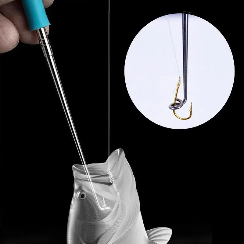 Fishing Hook Remover 2Pcs Stainless Steel Fishhook Dehooker Hook Detacher Extractor Rapid Decoupling Fishing Tools