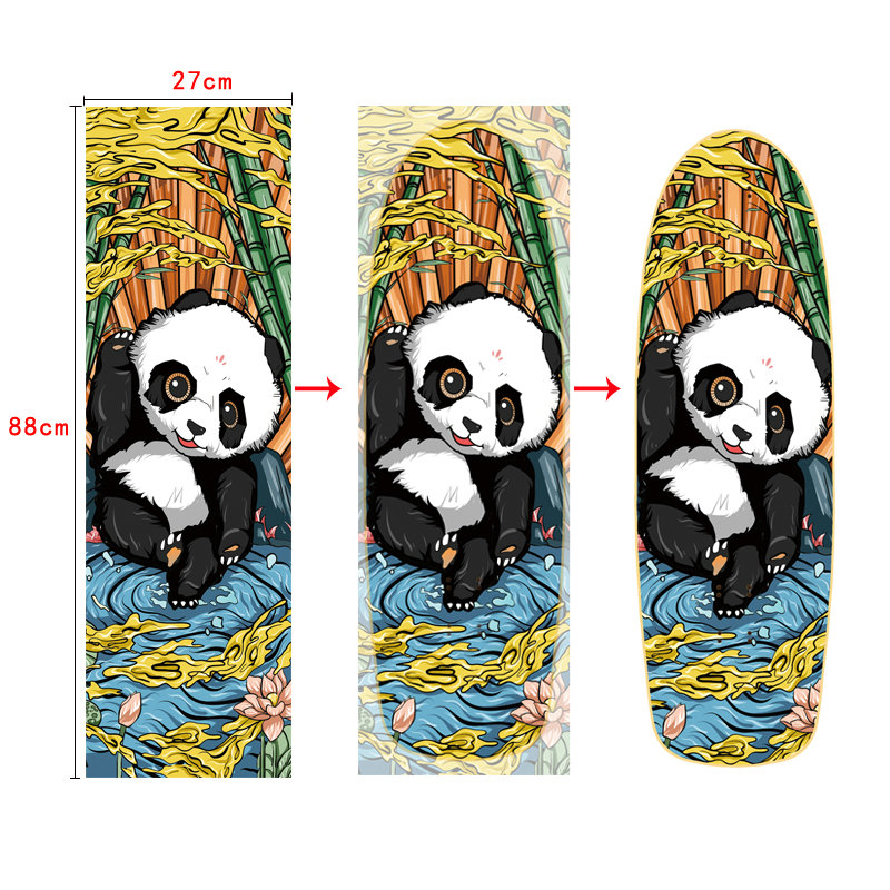 Land Surfbrett Sandpapier Skateboard Double Warp Board Sandpapier profession elle gefrostete Longboard Dance Board Tide Marke