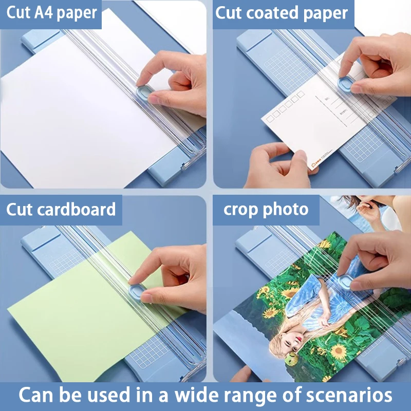 Lightweight Cutting Mat Machine A4 Bidirectional Cutting Paper Cutter With Pull-out Ruler For Photo Trimmers Scrapbook