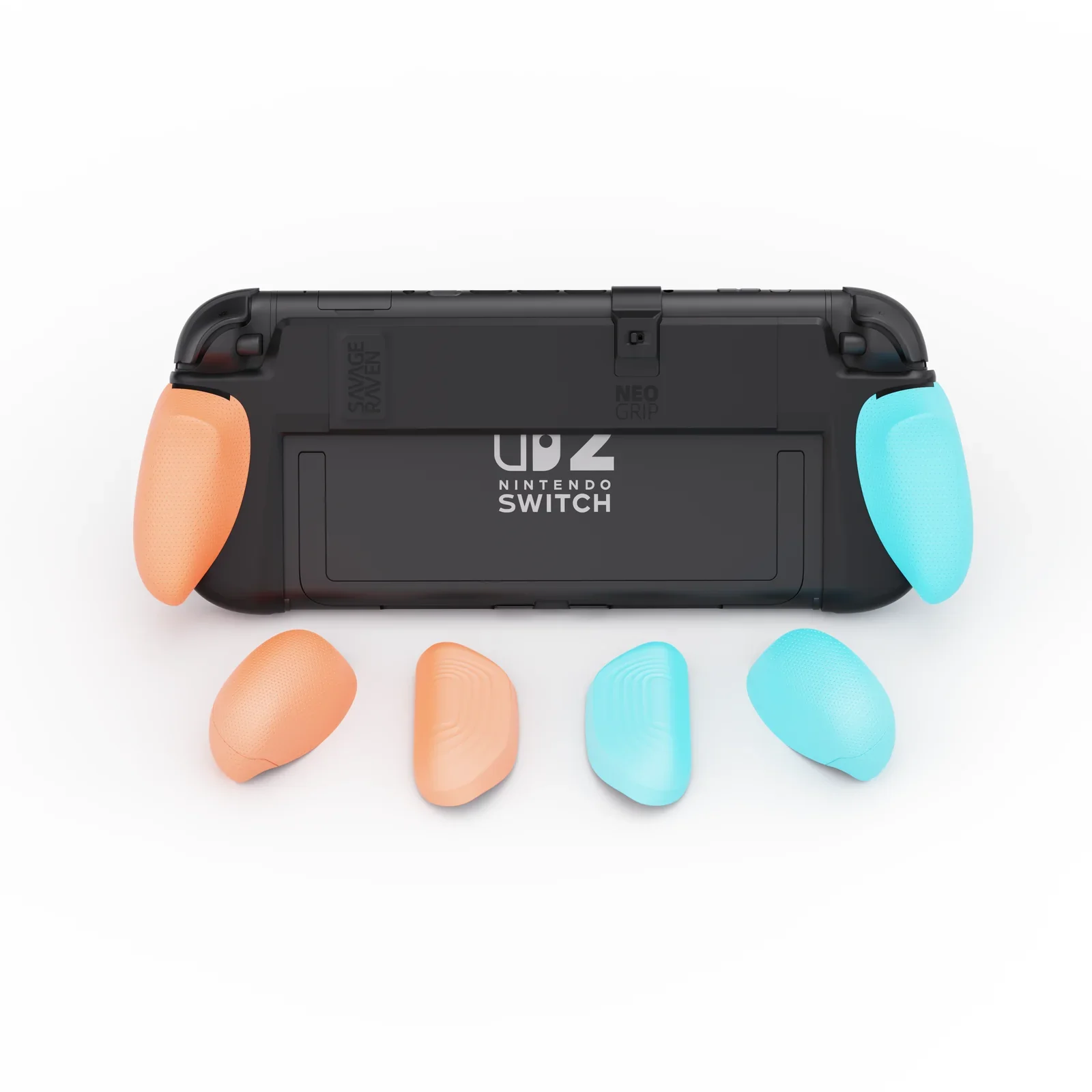 Savage Raven by Skull & Co. NeoGrip with Replaceable Ergonomic Grip Protective Case for Nintendo Switch 2 NS2 Game Console